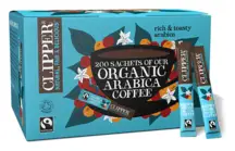Organic Fairtrade Arabica Coffee 200 Sachets (Clipper)