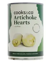 Artichoke Hearts in Brine 390g (Cooks and Co)