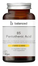 B5 Pantothenic Acid 30 Capsules (Balanced)