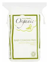 Organic Baby Cleansing Pads, 60 Pads