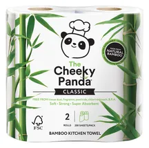 Bamboo Kitchen Towels 2 Pack (Cheeky Panda)