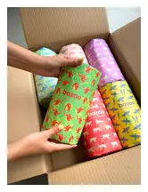 100% Bamboo Wrapped Kitchen Roll 6 Pack (Bazoo)
