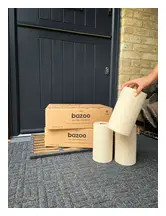 100% Unbleached Bamboo Kitchen Roll 6 Pack (Bazoo)