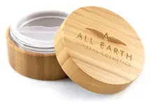 Bamboo Pot with Sifter (All Earth Mineral Cosmetics)