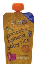 Stage 1 Banana & Apricot Baby Rice, Organic 120g (Ella's Kitchen)