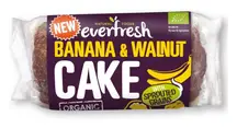 Banana & Walnut Cake, Organic 350g (Everfresh Natural Foods)