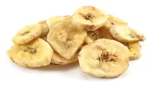 Organic Dried Banana Chips 250g (Sussex Wholefoods)