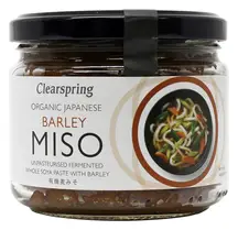Organic Unpasteurised Japanese Barley Miso Paste 300g (Clearspring)