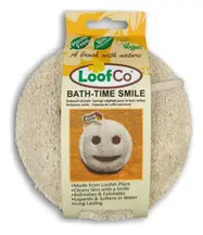 Bath-Time Smile Loofah Pad (LoofCo)