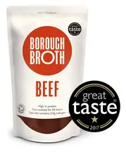 Organic Grass-Fed Beef Bone Broth 324g (Borough Broth)