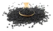 Organic Black Beluga Lentils 1kg (Sussex Wholefoods)