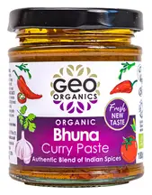 Organic Bhuna Curry Paste 180g (Geo Organics)