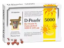 Bio-Vitamin D3 Pearls 125mcg 5000IU 30 Capsules (Pharma Nord)