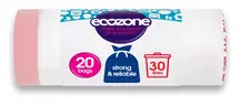 Biodegradable Bin Liners 30L, 20 Bags (Ecozone)