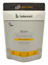 Biotin Refill Pouch 60 Capsules (Balanced)