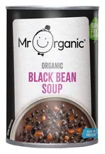 Organic Black Bean & Vegetable Soup 400g (Mr Organic)