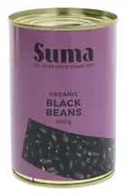 Organic Black Beans 400g (Suma)