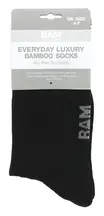 Black Socks Size 4-7 (1 Pair) (Bamboo Clothing)