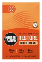 Restore Blood Orange Electrolytes Sachets x 30 (Hunter and Gather)