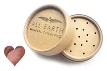 Mineral Blusher Peach, Eco Pot 4g (All Earth Mineral Cosmetics)