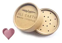 Mineral Blusher Pink, Eco Pot 4g (All Earth Mineral Cosmetics)