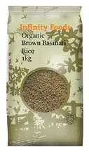 Brown Basmati Rice, Organic 1kg (Infinity Foods)