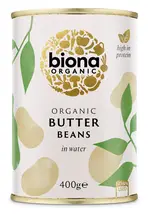 Organic Butter Beans 400g (Biona)