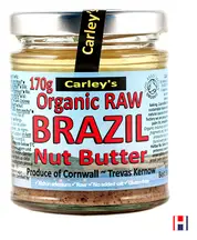 Organic Brazil Nut Butter 170g - Whole Nut Spread