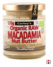 Macadamia Nut Butter, Organic 170g (Carley's)