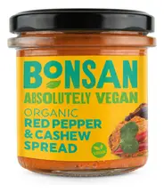 Organic Red Pepper & Cashew Spread 130g (Bonsan)