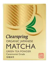 Organic Ceremonial Grade Japanese Matcha Green Tea Powder 30g (Clearspring)