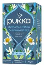 Organic Chamomile, Vanilla & Manuka Honey Tea 20 x Sachets (Pukka)