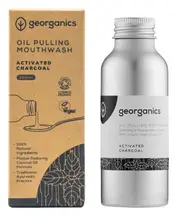 Activated Charcoal Oil Pulling Mouthwash 100ml (Georganics)