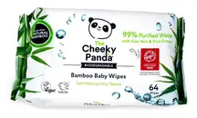 Bamboo Fragrance Free Baby Wipes x 60 (Cheeky Panda)