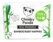 Bamboo Nappies Size 2 x 44 Nappies (Cheeky Panda)