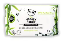 Bamboo Unscented Facial Cleansing Wipes x 25 (Cheeky Panda)