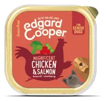 Chicken and Salmon With Broccoli and Pea 150g (Edgard & Cooper)