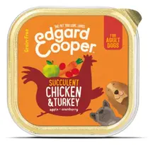 Chicken and Turkey With Apple and Carrot 150g (Edgard & Cooper)