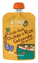 Stage 2 Chicken Rice and Apricot Casserole, Organic 130g (Ella's Kitchen)