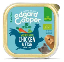 Chicken Fish Carrot and Pea, Organic 100g (Edgard & Cooper)