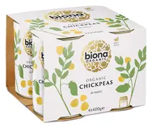 Organic Chick Peas 400g x 4