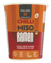 Organic Chilli Miso Ramen 85g (King Soba)