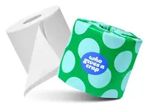 Classic Soft Double Length Toilet Roll - Single Roll (Who Gives A Crap)
