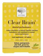 Clear Brain 60 tablets (New Nordic)