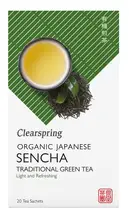 Organic Japanese Sencha Green Tea - 20 Tea Sachets (Clearspring)