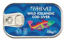 Wild Icelandic Cod Liver 120g (Fish4Ever)