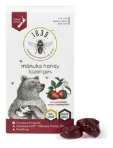 UMF 10+ Strawberry Lozenges with Manuka Honey (1839)