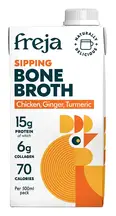 Sipping Bone Broth Chicken Ginger & Turmeric 500ml (Freja)
