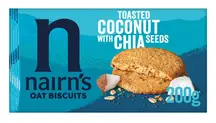 Coconut & Chia Oat Biscuits 200g (Nairn's)