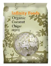 Organic Coconut Chips 250g (Infinity Foods)